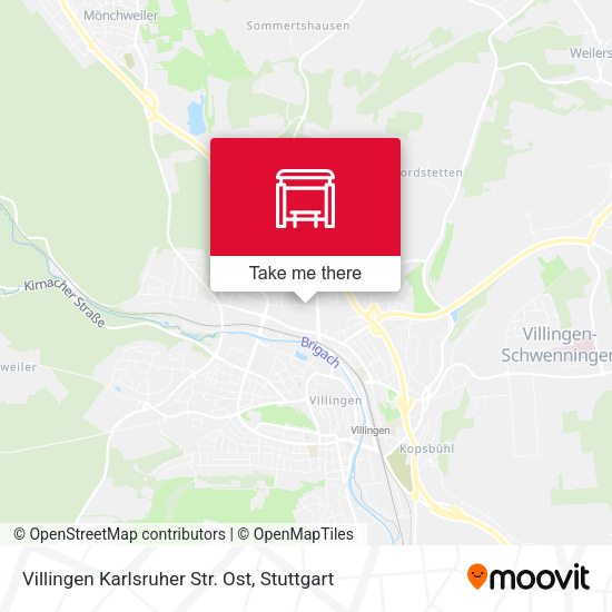 Карта Villingen Karlsruher Str. Ost