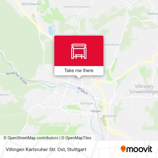 Карта Villingen Karlsruher Str. Ost