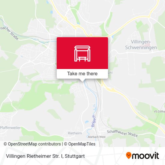 Villingen Rietheimer Str. I map