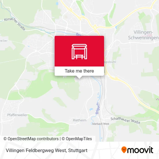 Карта Villingen Feldbergweg West