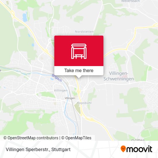 Карта Villingen Sperberstr.
