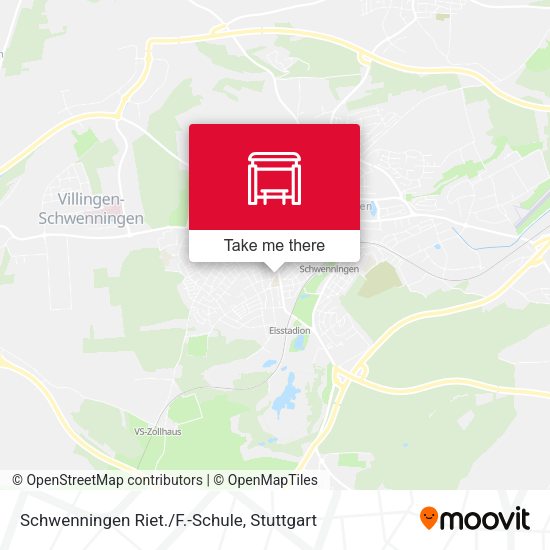 Schwenningen Riet./F.-Schule map
