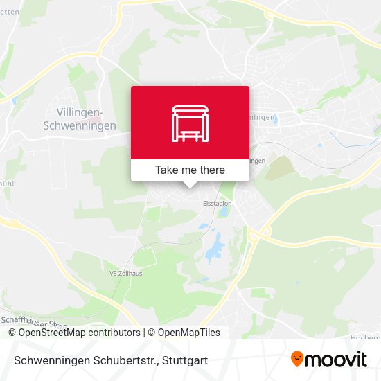 Schwenningen Schubertstr. map