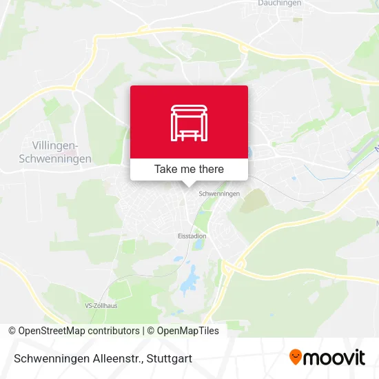 Карта Schwenningen Alleenstr.
