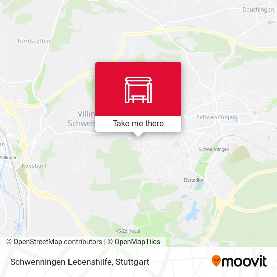 Schwenningen Lebenshilfe map