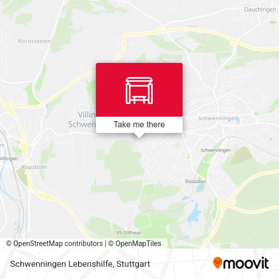 Карта Schwenningen Lebenshilfe