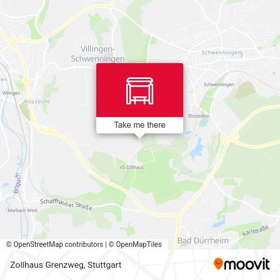 Карта Zollhaus Grenzweg