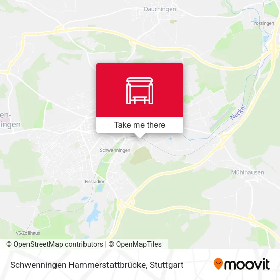 Карта Schwenningen Hammerstattbrücke