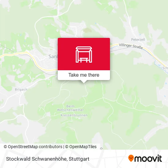 Карта Stockwald Schwanenhöhe