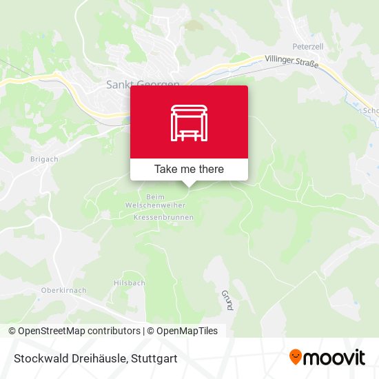 Stockwald Dreihäusle map