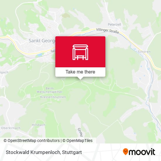 Stockwald Krumpenloch map