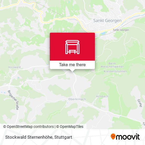 Stockwald Sternenhöhe map