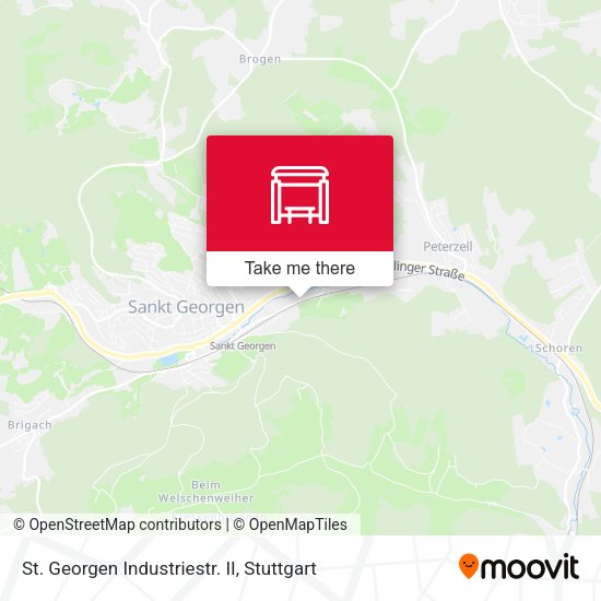 St. Georgen Industriestr. II map