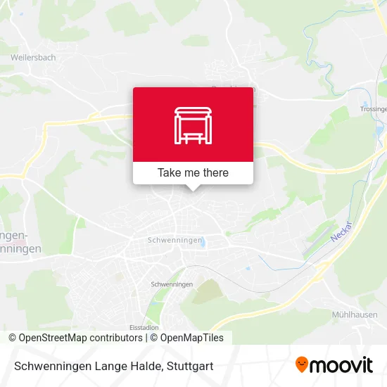 Карта Schwenningen Lange Halde