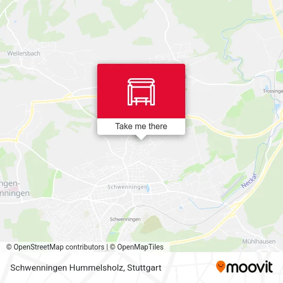 Карта Schwenningen Hummelsholz