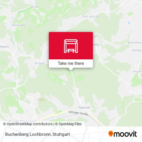 Buchenberg Lochbronn map