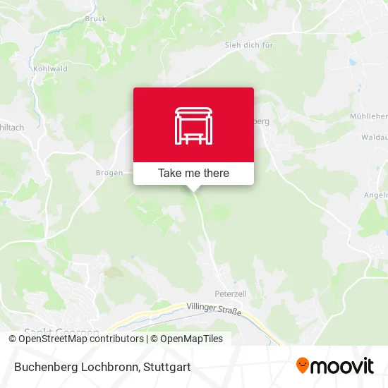 Карта Buchenberg Lochbronn