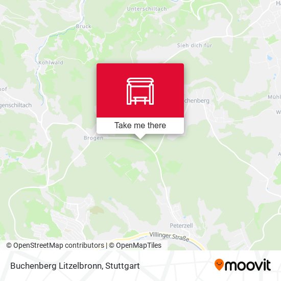 Buchenberg Litzelbronn map