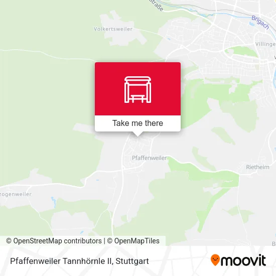 Карта Pfaffenweiler Tannhörnle II