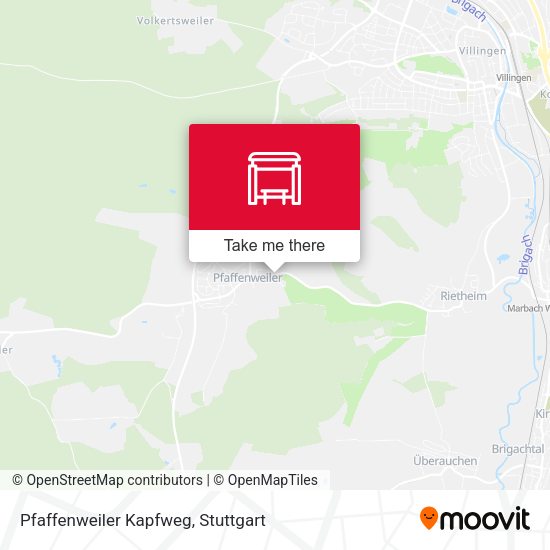 Pfaffenweiler Kapfweg map