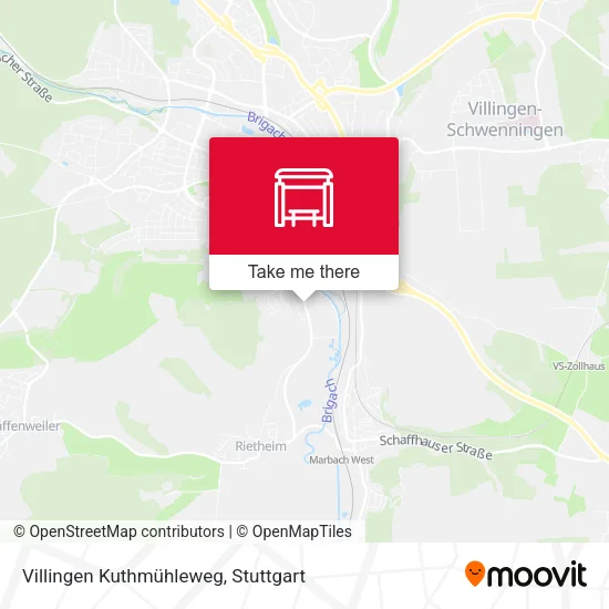 Карта Villingen Kuthmühleweg