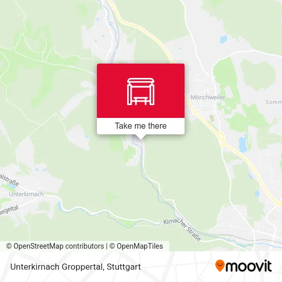 Карта Unterkirnach Groppertal