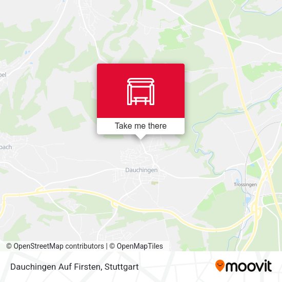 Dauchingen Auf Firsten map