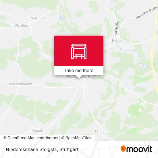 Карта Niedereschach Steigstr.