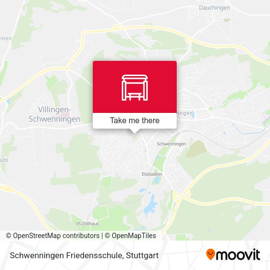 Schwenningen Friedensschule map