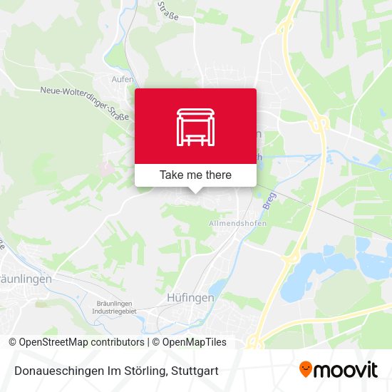 Donaueschingen Im Störling map