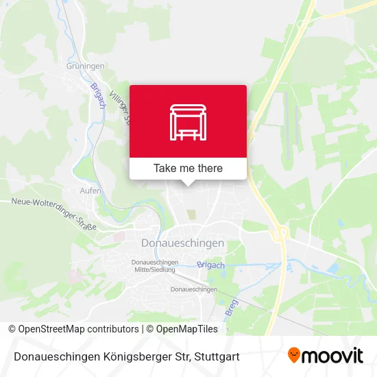 Карта Donaueschingen Königsberger Str