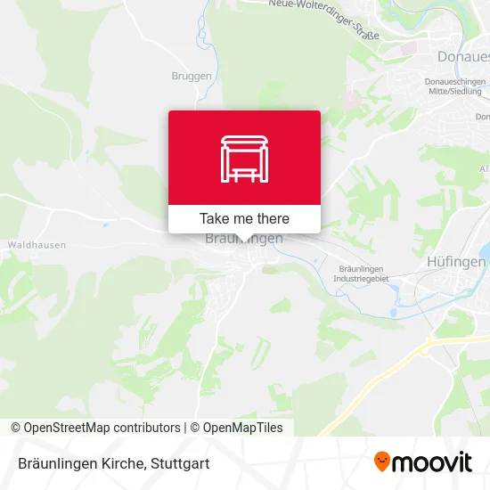 Карта Bräunlingen Kirche