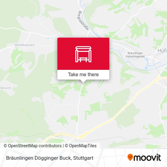 Bräunlingen Dögginger Buck map