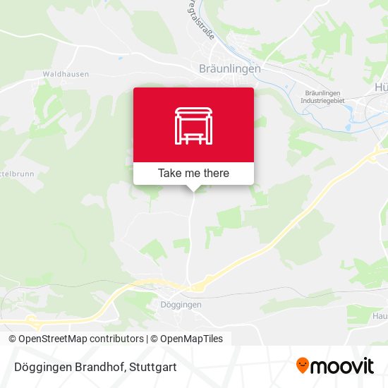 Döggingen Brandhof map