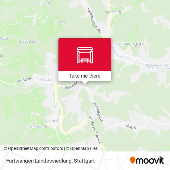 Furtwangen Landessiedlung map
