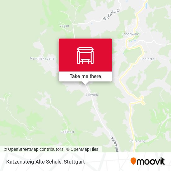 Карта Katzensteig Alte Schule