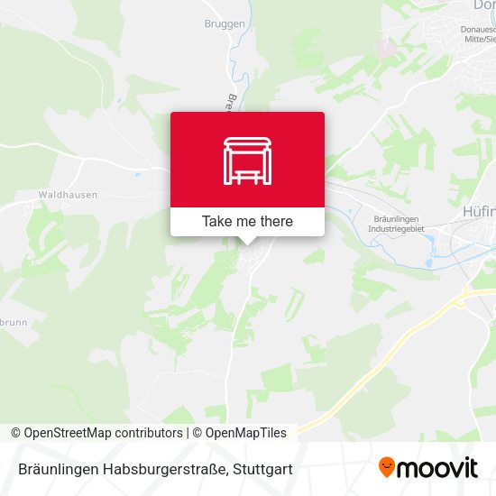 Bräunlingen Habsburgerstraße map