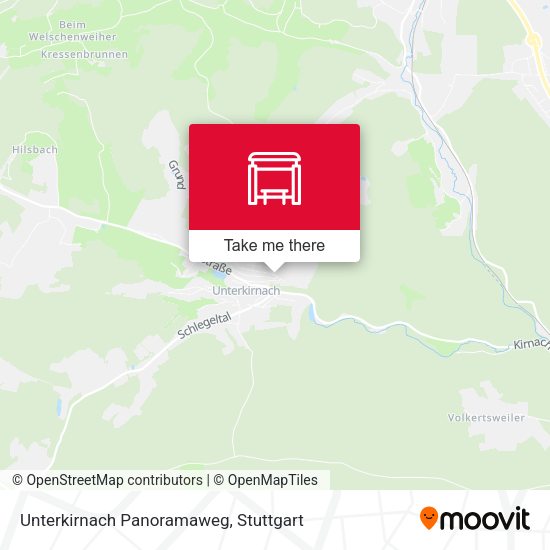 Unterkirnach Panoramaweg map
