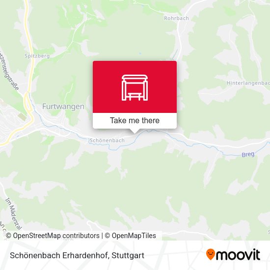 Schönenbach Erhardenhof map