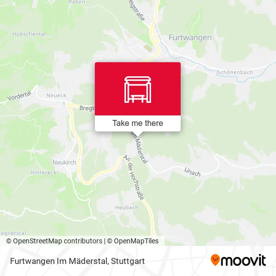 Карта Furtwangen Im Mäderstal