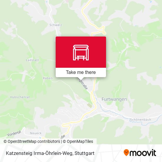 Katzensteig Irma-Öhrlein-Weg map