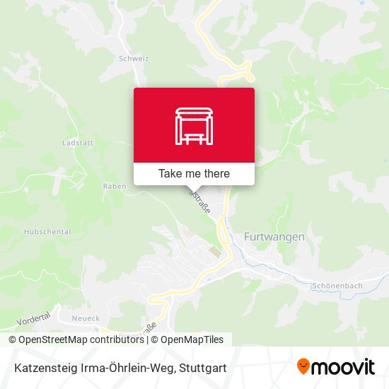 Katzensteig Irma-Öhrlein-Weg map