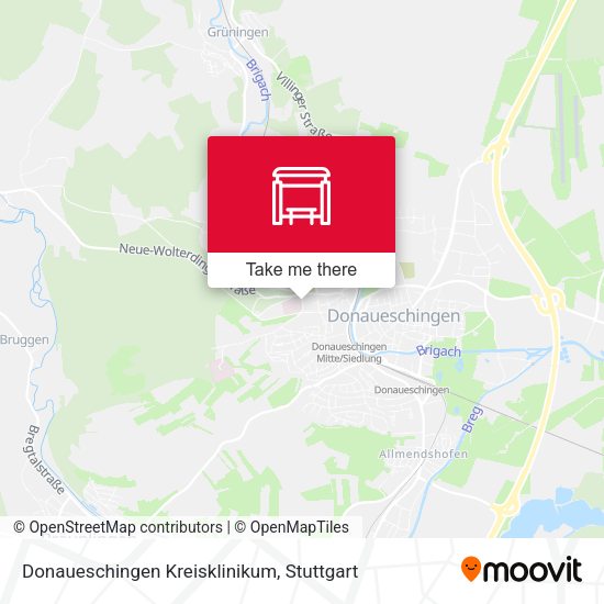 Donaueschingen Kreisklinikum map