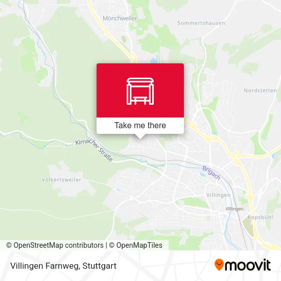 Карта Villingen Farnweg