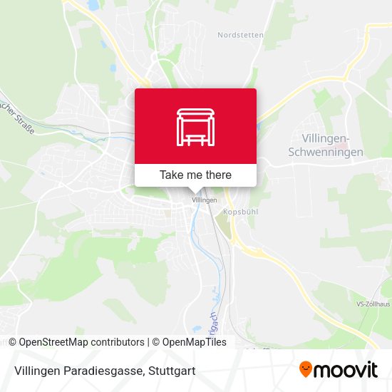 Карта Villingen Paradiesgasse