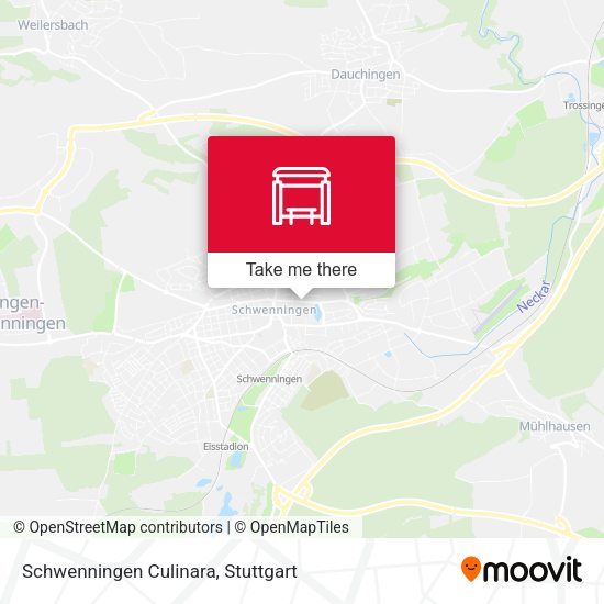 Schwenningen Culinara map