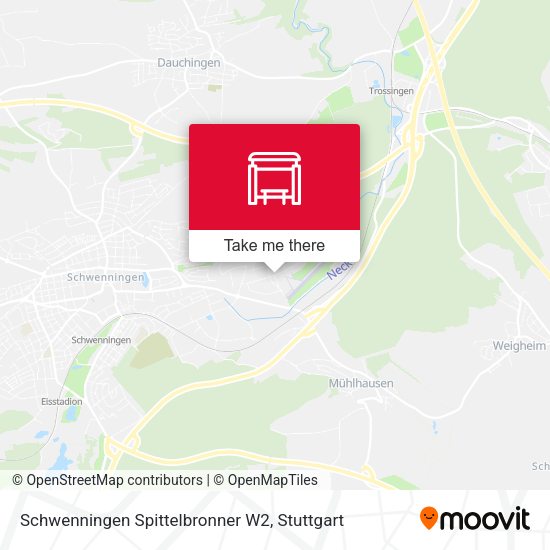 Карта Schwenningen Spittelbronner W2