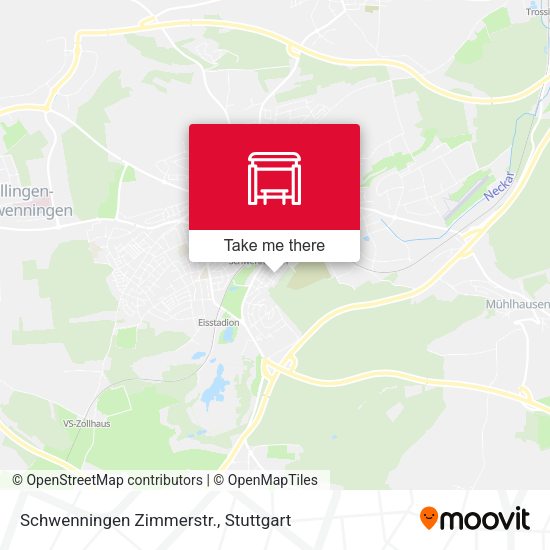 Schwenningen Zimmerstr. map