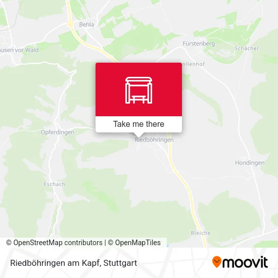 Карта Riedböhringen am Kapf
