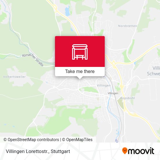 Villingen Lorettostr. map